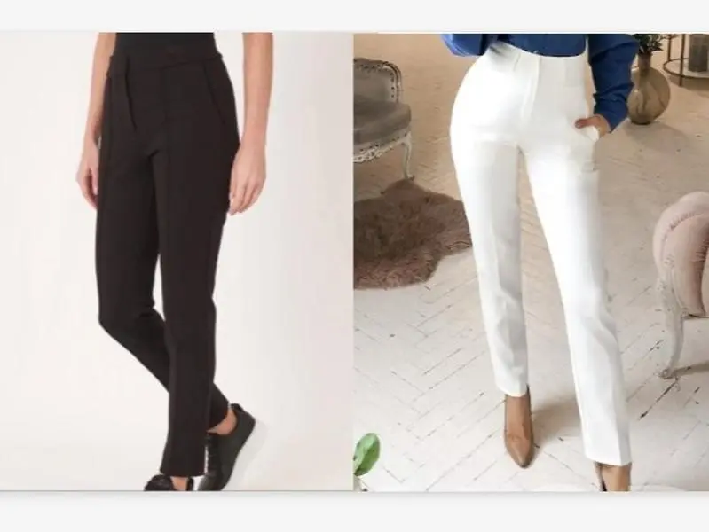 Most Wanted Center Stitch Pants Slim leg Stretch Trousers bottoms long comfortable Work Smart