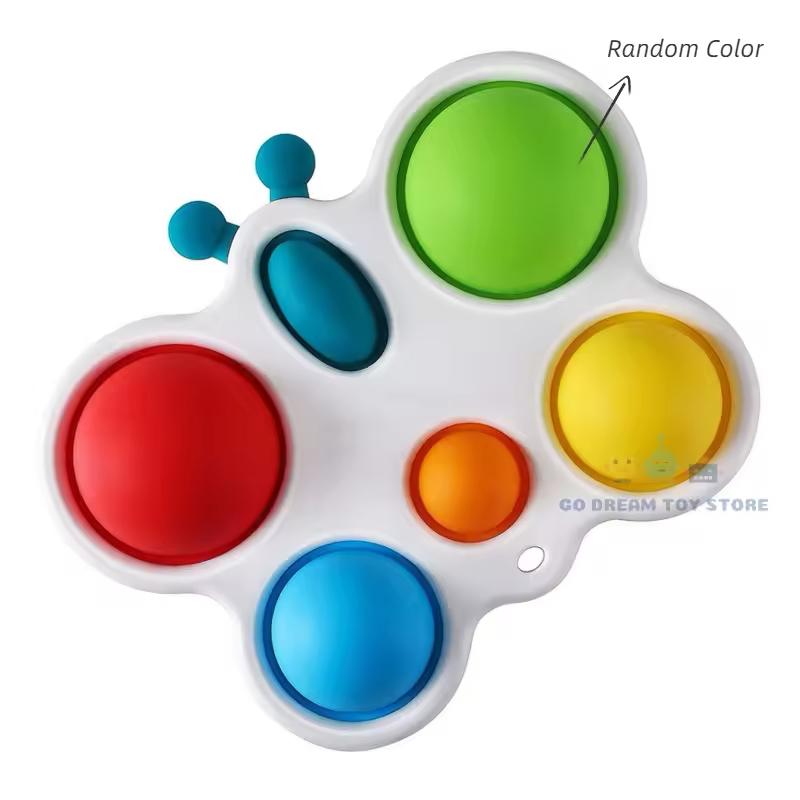 Product Introduction of Infant Baby Toys Montessori Exercise Board Rattle Puzzle Colorful Intelligence Early Education Intensive Training Fidget Toys + kids + accessories + tools + rattle + puzzle + maternity + baby + fidget +poppy 20
