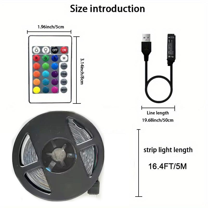 1 set of USB DIY backlight TV Belt LED strip lights 3.28ft/9.84ft SMD 2835 led flexible Cabinet light for home decoration 8