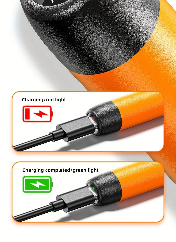 Product Introduction of 1pc Mini Cordless Soldering Iron Kit with Digital Display, 3 Temperature Settings, USB Rechargeable Portable Soldering Tool for Home Appliance Repair, Jewelry Crafting, DIY Projects - Plastic, Orange & Dark Grey, Compatible with PC 16
