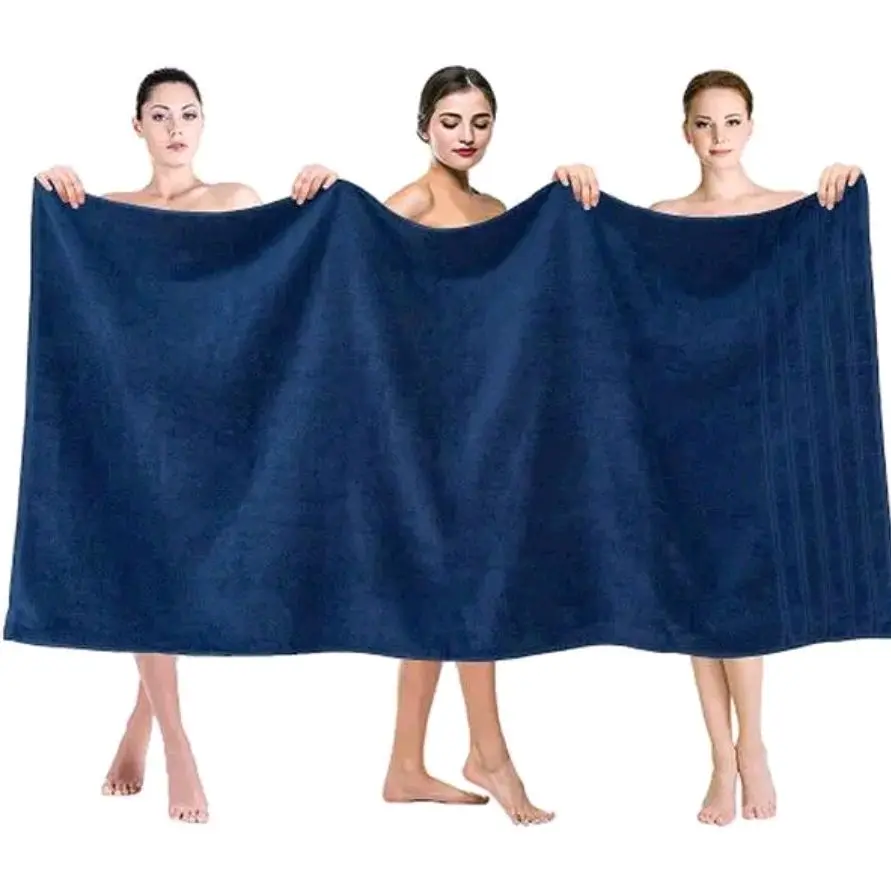 XXXL 2 Super Jumbo Premium Towels - Plus Size 90x180cm - High GSM  for Ultimate Absorbency Bath Smooth Plain Cotton luxury towel