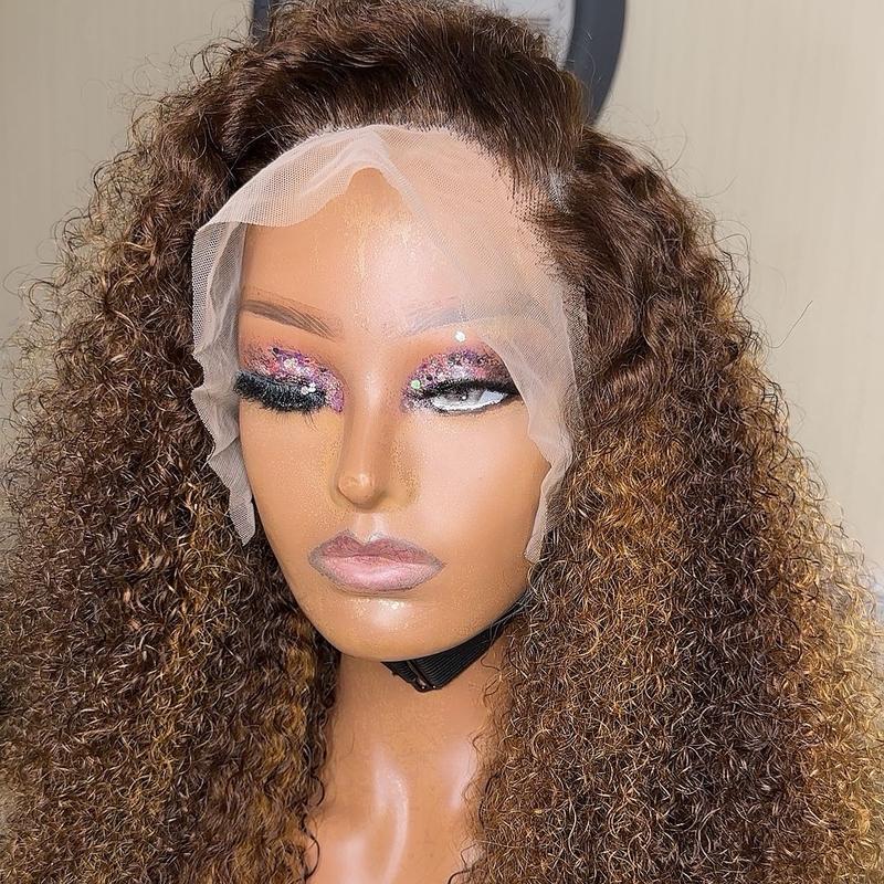 13x4 frontal pixie curl human hair wig 4