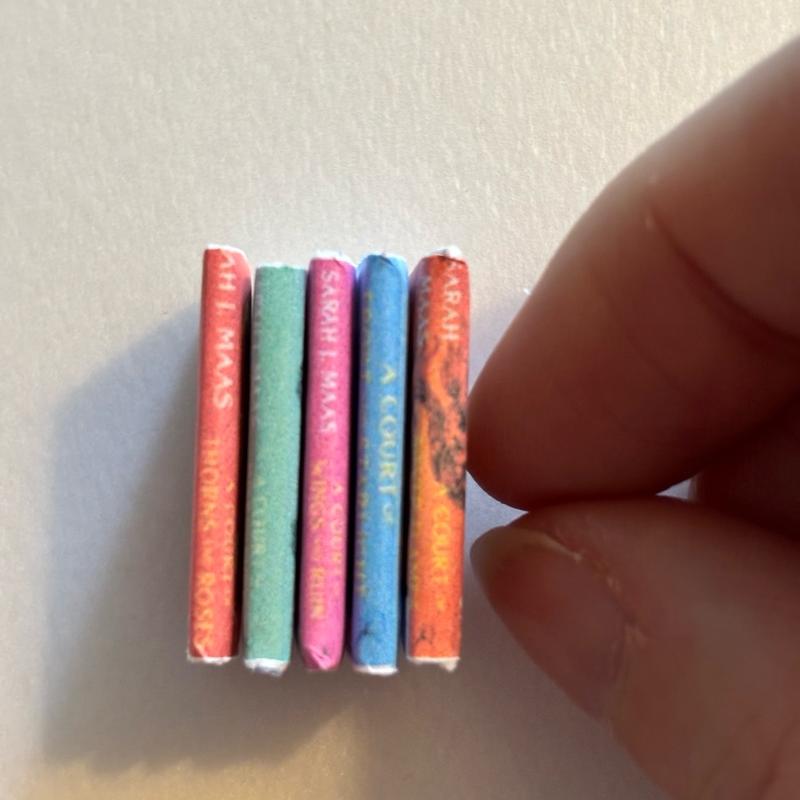 ACOTAR Mini Books - Perfect for TBR Jars - 1/12 Size book accessories 6
