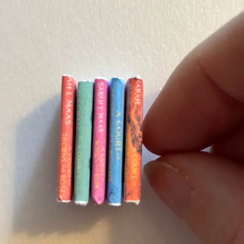 ACOTAR Mini Books - Perfect for TBR Jars - 1/12 Size book accessories 6