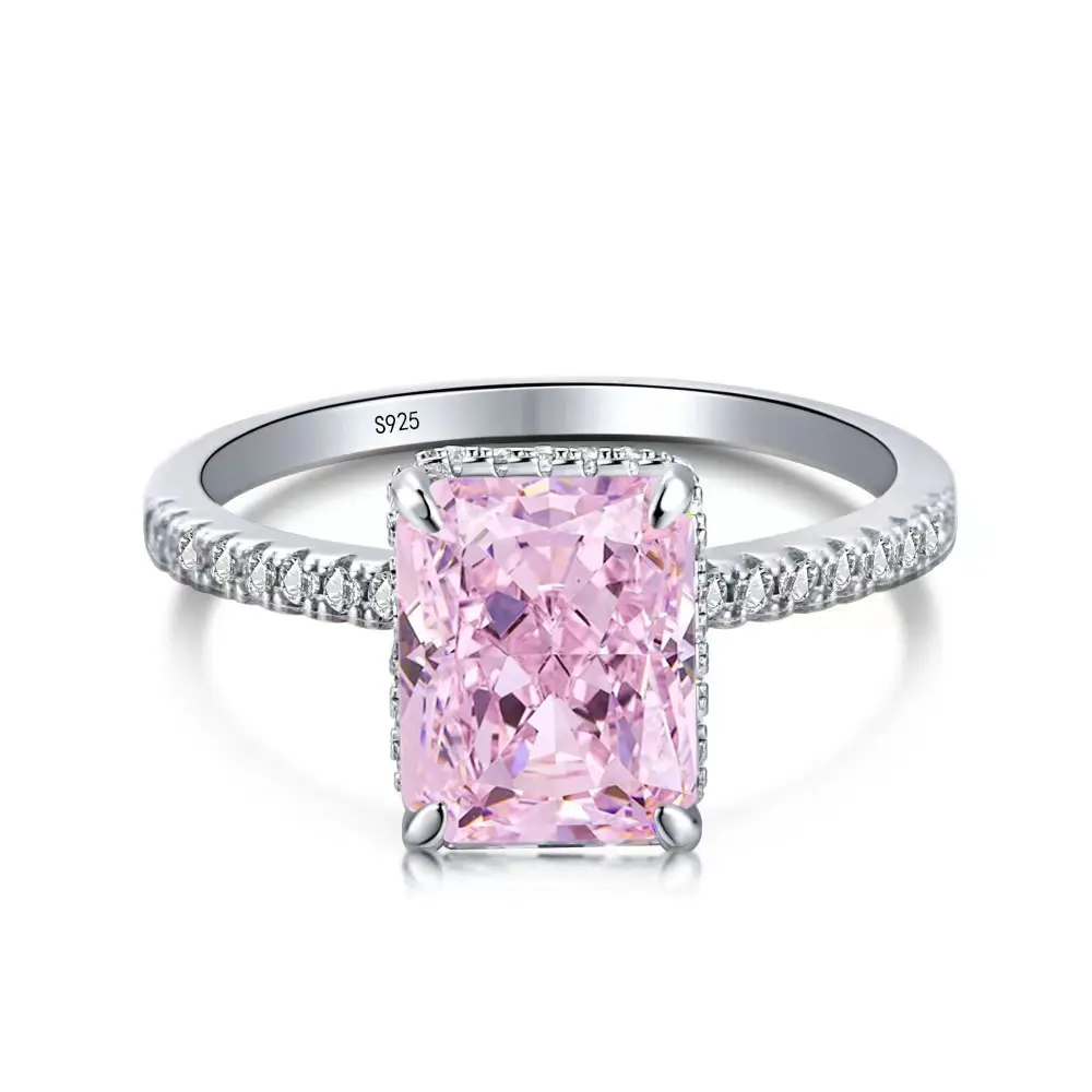 Pink Parfait Sterling Silver Ring
