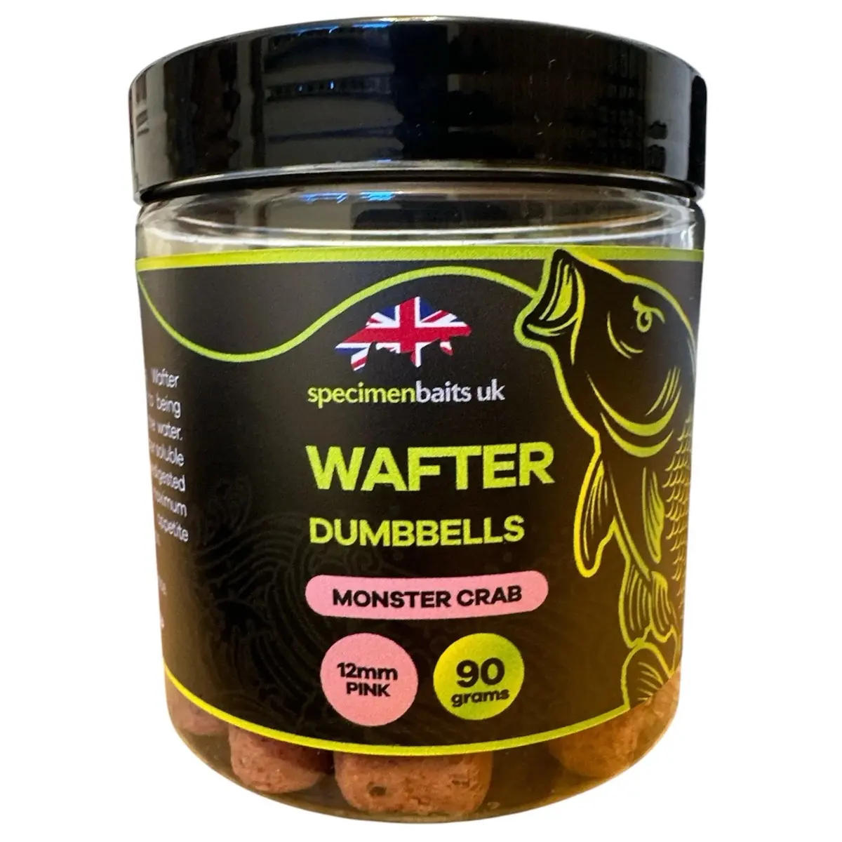 Monster Crab Pink Dumbell Wafters - Specimen Baits UK