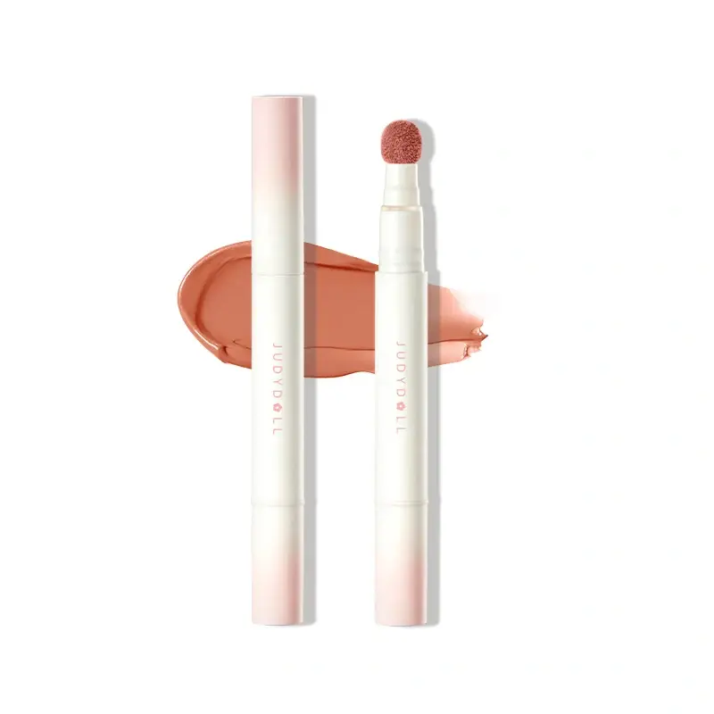 JUDYDOLL Airy Cushion Lip Powder Cream #N03 Hot Sauce Multi-Use Silky Smooth 12H Long Lasting Fresh Wear Smudge-Proof Lightweight & Crack Free