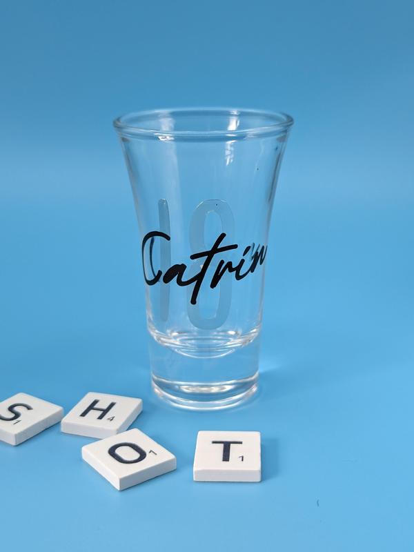 Personalised Shot Glass with optional Gift Box, corporate, birthdays, weddings, engagement parties 7