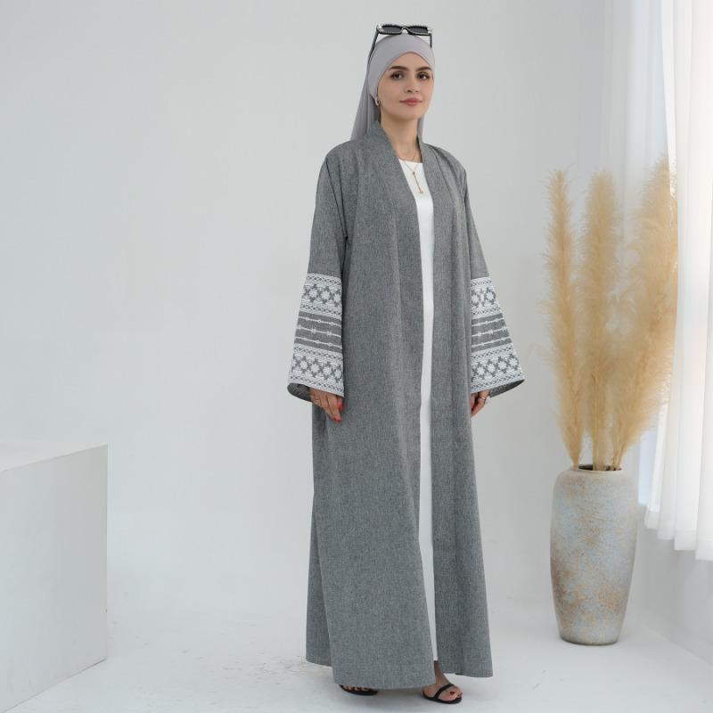 Hot Sale 2024 Embroidered Elegant Cardigan Robe LR701 1