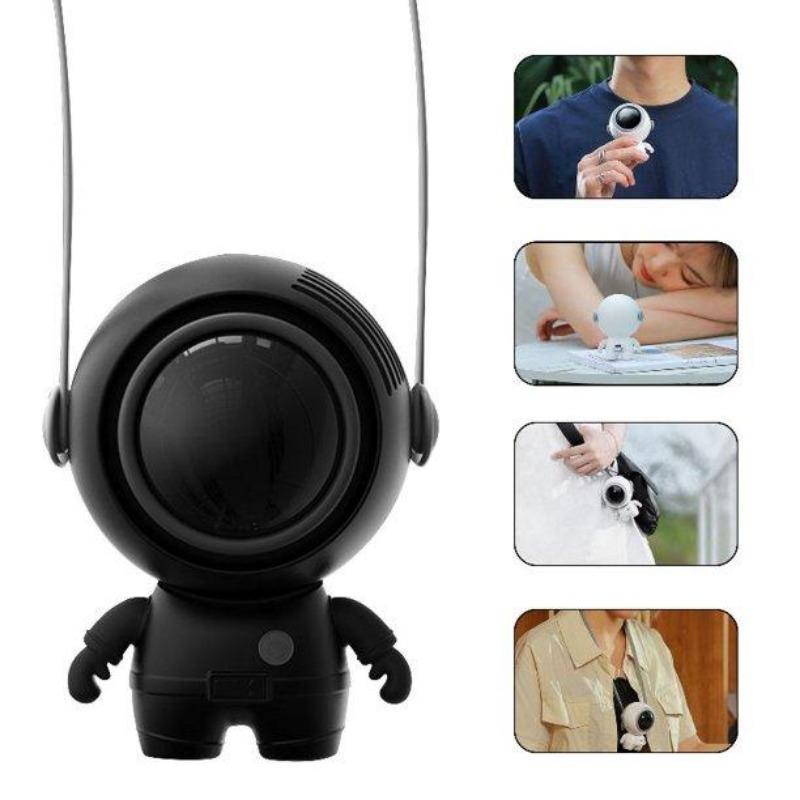【2025】Portable Bladeless Astronaut Fan, Silent Ultralight Handheld Halter Neck Fan, USB Rechargeable 7