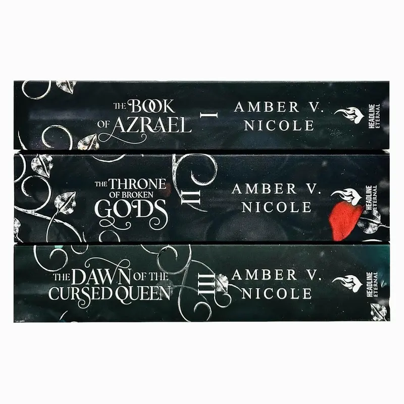Gods & Monsters Series 3 Books Collection Set (The Book of Azrael, The Throne of Broken Gods, The Dawn of the Cursed Queen) 2