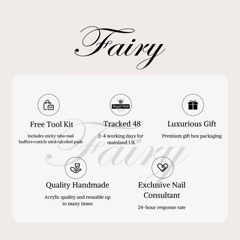 【PEACHY PARIS】Fairy/reusable/acrylic quality/gel polish press on nails/UK based Nail Art Nail Care Nail Polish Manicure Nail Polish Manicure 2