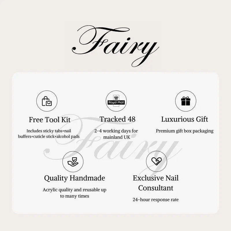 【PEACHY PARIS】Fairy/reusable/acrylic quality/gel polish press on nails/UK based Nail Art Nail Care Nail Polish Manicure Nail Polish Manicure 2