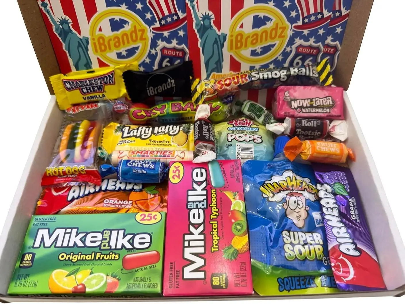 American Sweets Gift Box American Candy Sweet Hamper. Sweet Box Snack Easter