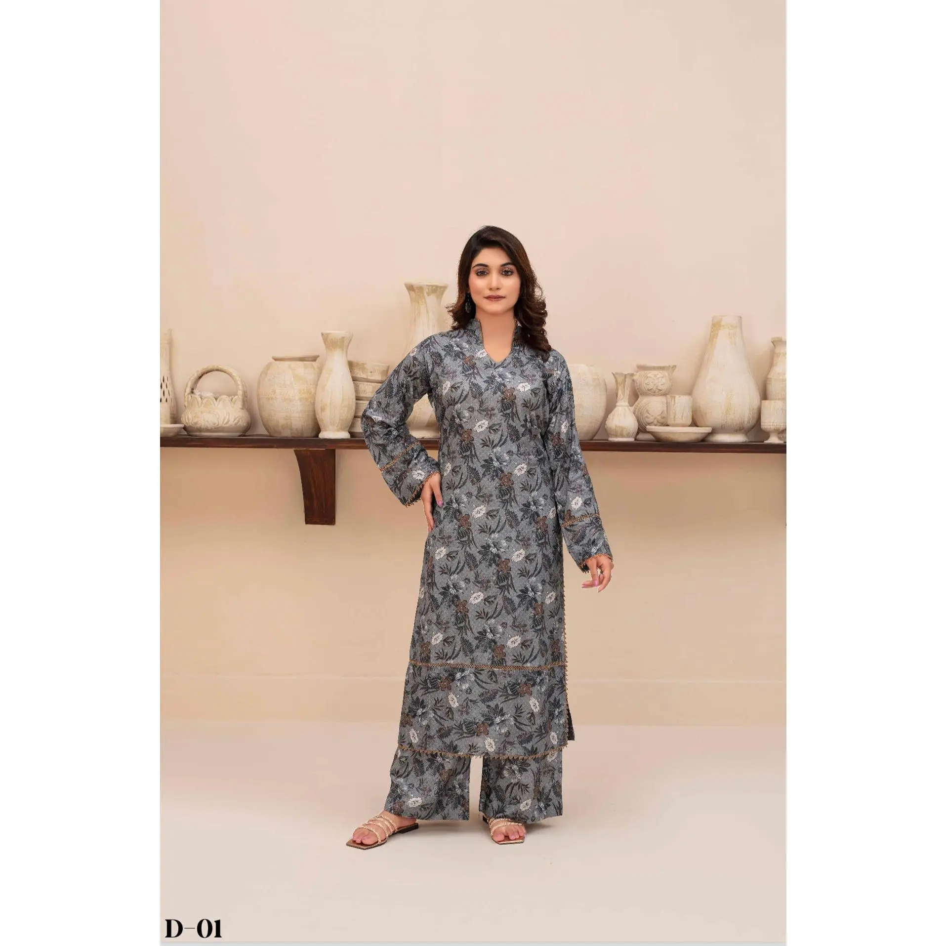 ASHYANA ‘Vol 13 Co Ord’ | Printed Lawn 2pc Readymade  | ARU01