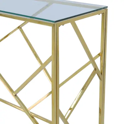 Azalea Gold Console Table 4