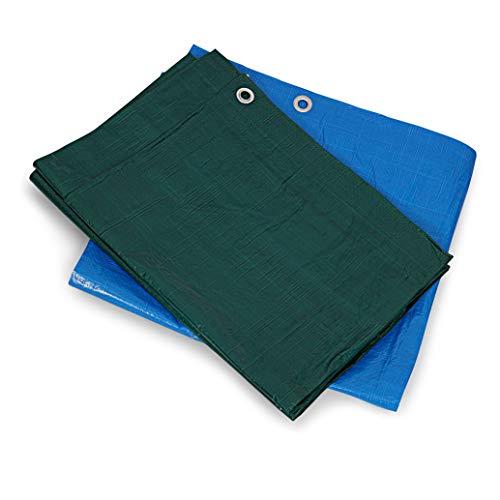 KAV - 1.80 x 2.70M (6x9 FT) Green Strong Waterproof Universal Tarpaulin Tarp sheet in - Ground Sheet Covers For Camping Fishing Gardening Pets  Premium Quality Cover Made of 80 gram 3
