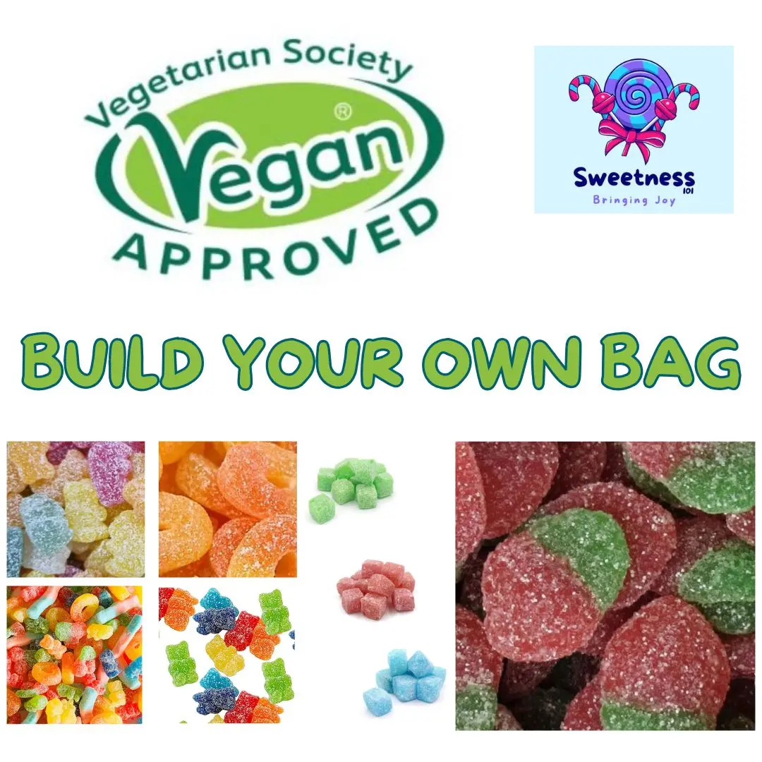 Vegan Gummy Sweets - Hard Candy - Build Your own Bag - Sweets