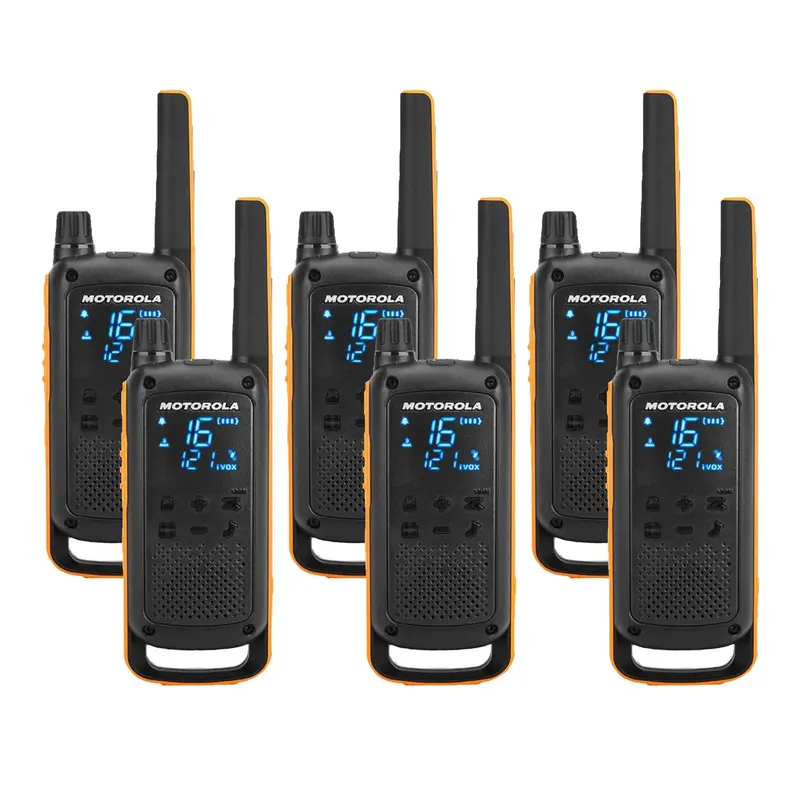 Motorola TALKABOUT T82 Extreme Six Pack Walkie Talkies 1