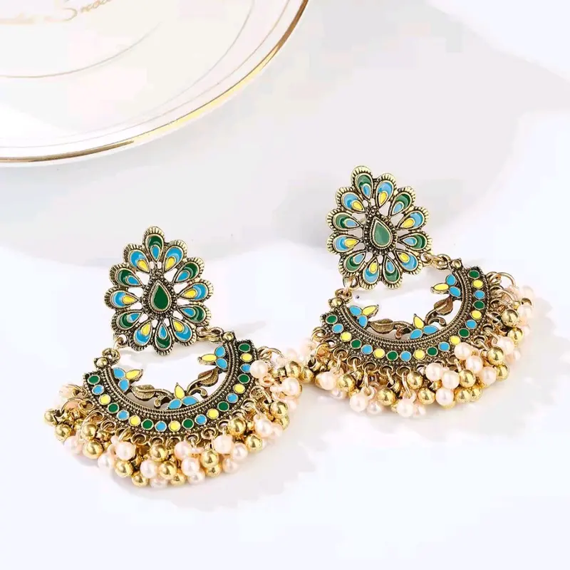 Flower Pearl Beads Earrings for Occasions - Women's Jewelry 2