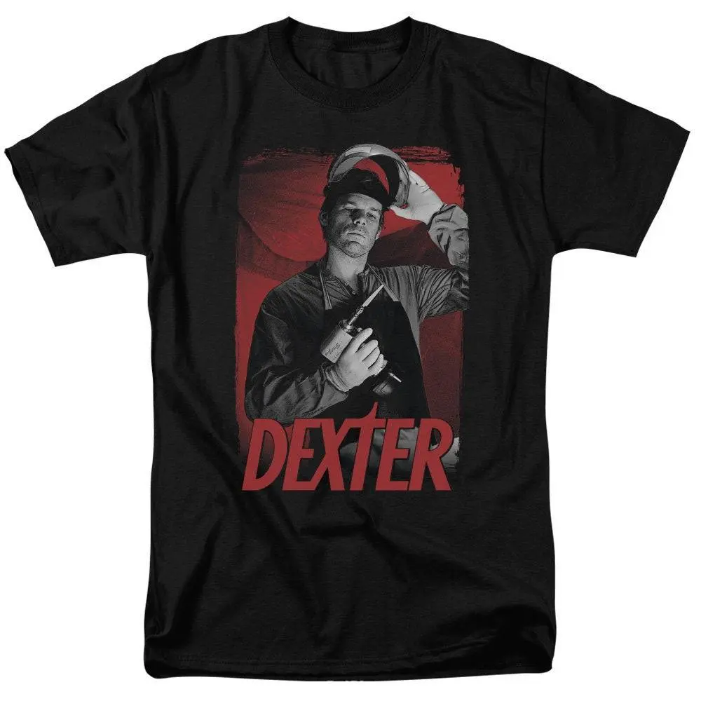 Dexter See Saw Black Shirt | Dexter Morgan TV Series Tee for Fans Cotton Menswear