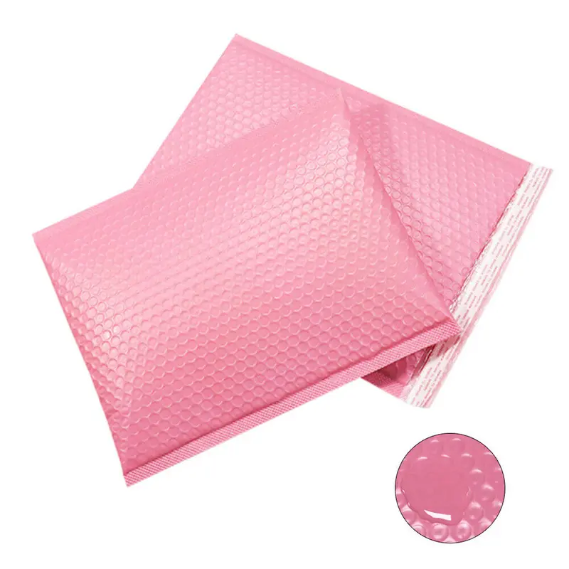 50pcs Poly Bubble Mailers Padded Envelopes Lined Mailer Self Seal Shipping Bags Shipping Packaging Bags for Promotions or an Alternative to Gift wrap(11 * 15CM) 5