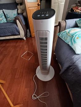 Product Review of Climatik 32-Inch Tower Fan Quiet Cooling Oscillating Standing Fan with Remote Control, 3 Speed Settings & Night Mode, 15 Hour Timer Energy Efficient Ideal for Home, Office, Bedroom, Living Room from R**i 3