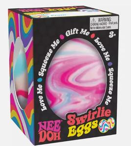 Needoh Swirlie Eggs ( Colours Vary - One Supplied )