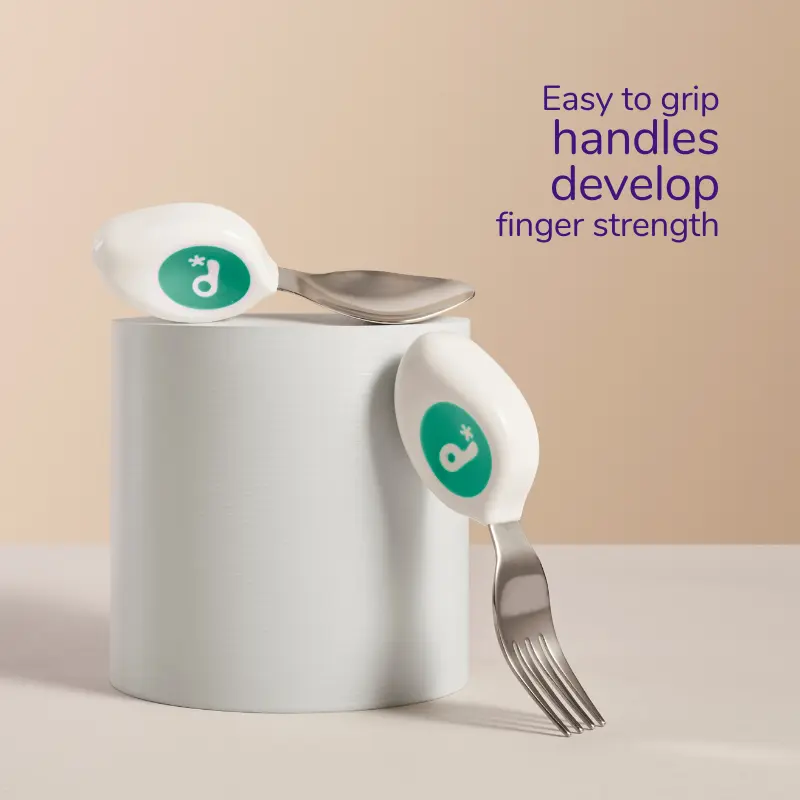doddl Toddler Cutlery Set - Spoon and Fork for 12+ Months 2