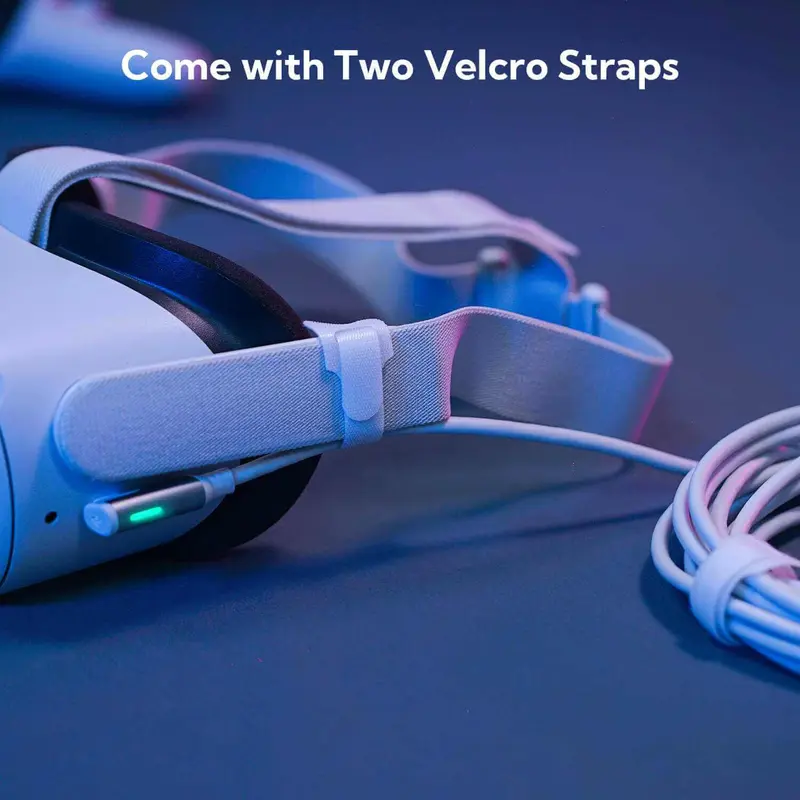 ZyberVR USB-A to USB-C Link Cable 16FT / 5M with LED Indicator for VR Devices Games Port 4