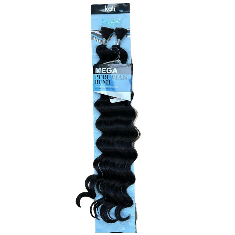 Aftress Kali Essential 100% Human Hair Blended Mega Peruvian Boho Ocean Bulk 4