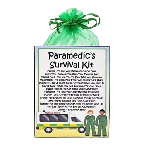 Paramedic's Survival Kit ~ Fun Novelty Gift & Greetings Card Alternative | Birthday Present | Thank You | Paramedic Gift | Personalised Keepsake 2