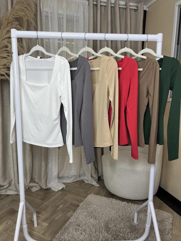 ERICA Long Sleeve Slinky Top 2