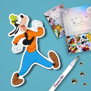 Craft Buddy Disney D100 Crystal Art Single Sticker - 023 GOOFY