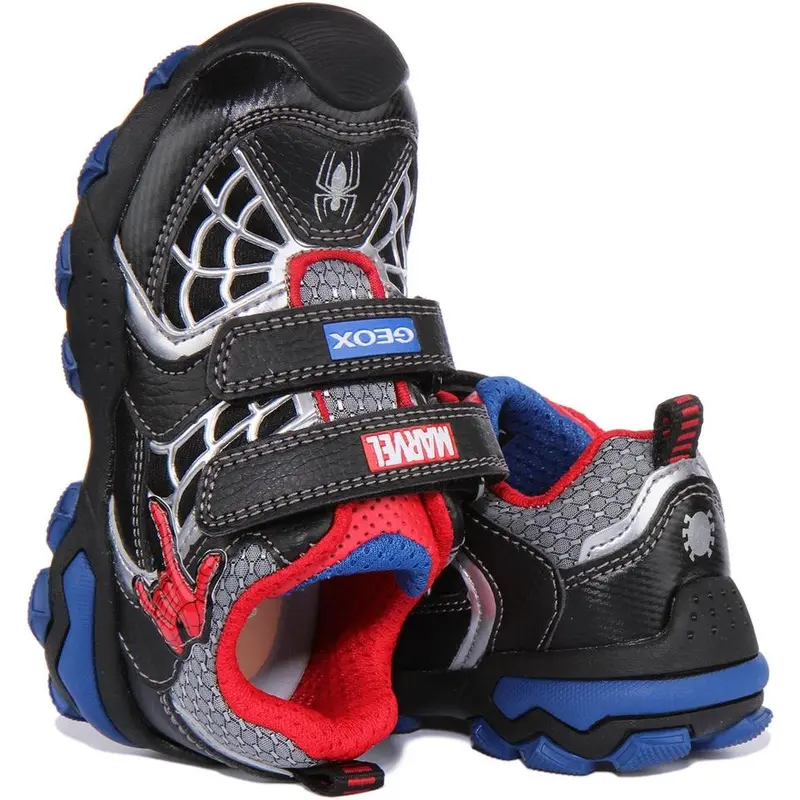 Geox J Buller B. A In Black Red For Kids 3
