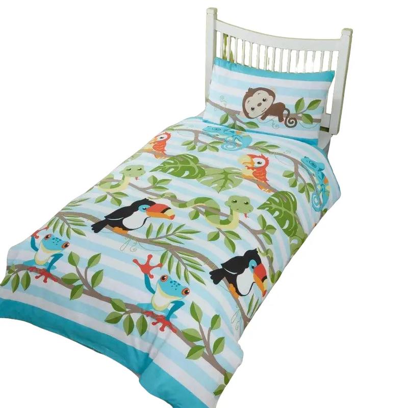 Rain	Forest Kids Bedding Duvet Quilt Cover Set 0