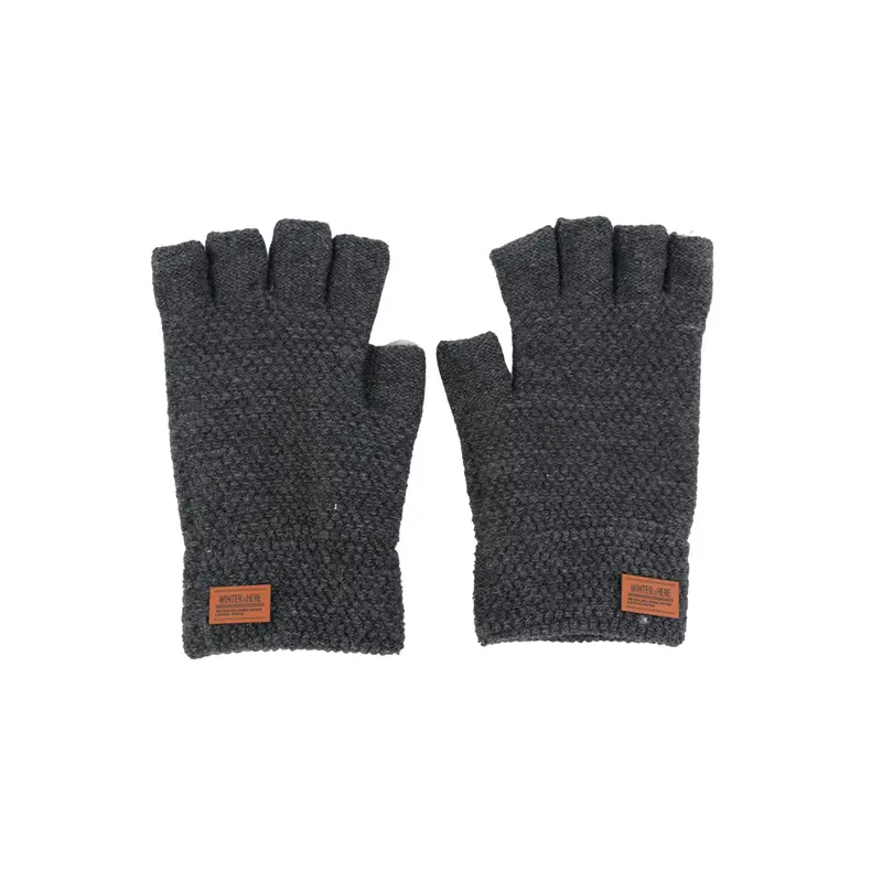 ATRACTIVOLL 1/3pair Men's and women's gloves winter warm alpaca hair fingerless knit gloves Work warm gloves Outdoor cycling touchscreenable gloves 6