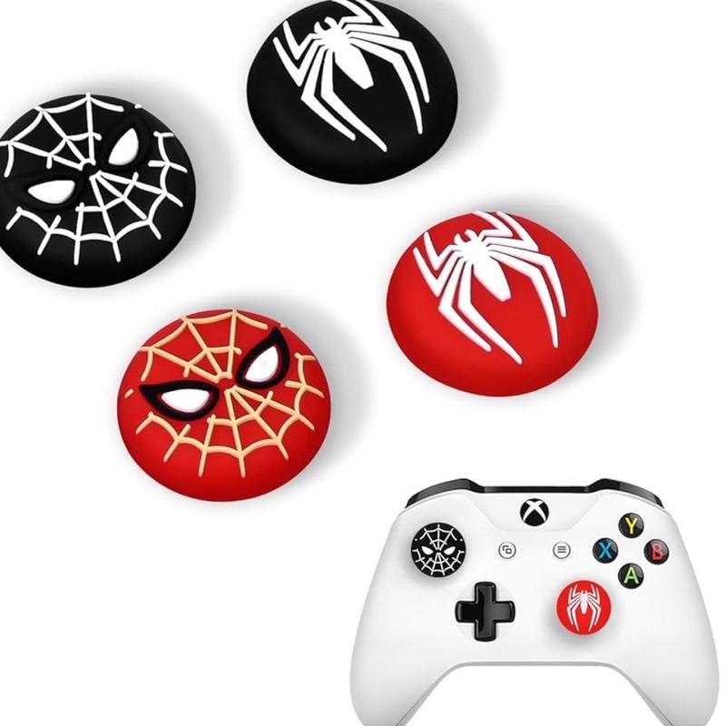 CrazyDiy Thumb Grips for PS4/PS5/XBOX- 4 pcs - High quality material Silicone Durable Console 1