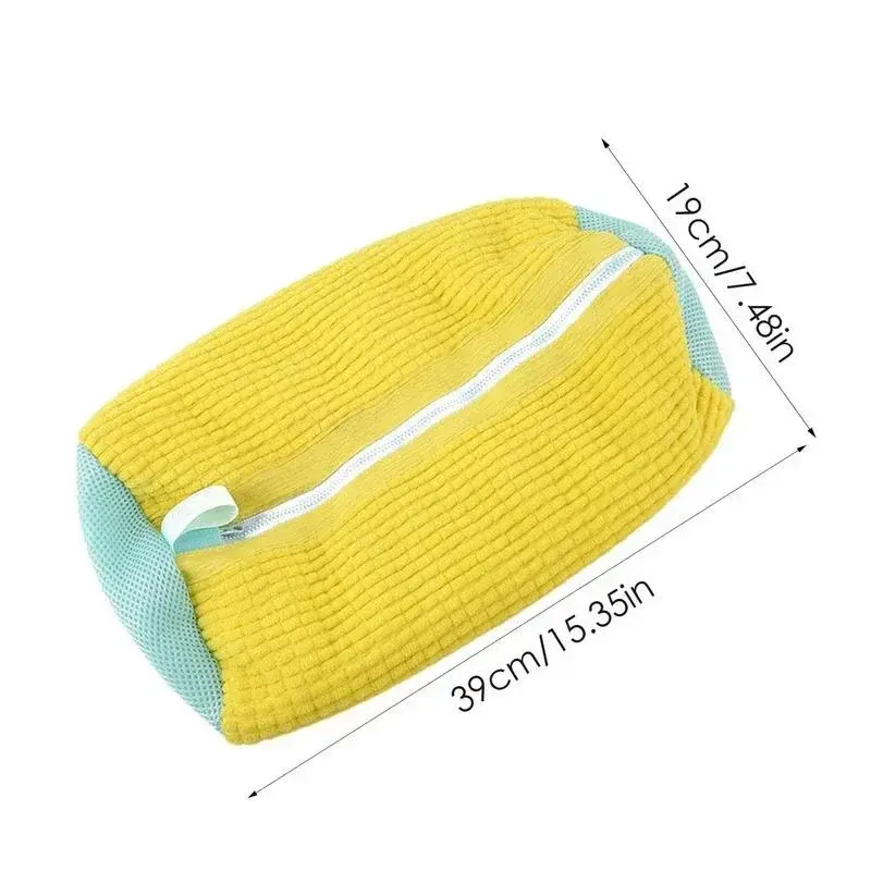 Washing Shoes Bag Cotton Laundry Net Fluffy fibers Easily remove dirt Washing Bags Anti-deformation Shoes Clothes Organizer 5