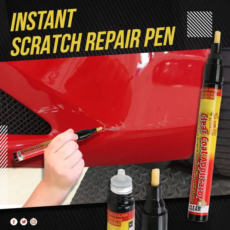 2/1pc Car Scratch Repair Pen Touch-up Painter Pen Surface Repair Professional Applicator Scratch Clear Remover For Any Color Car 5