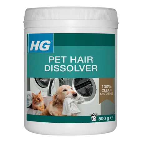 HG hair dissolver for pet hairs HG Pet Hair Dissolver, Pet Hair Remover for Clothes & Textiles, Dog Hair Remover & Cat Hair Remover Detergent for Washing Machine, Pet Friendly & Washing Machine Safe - 500g