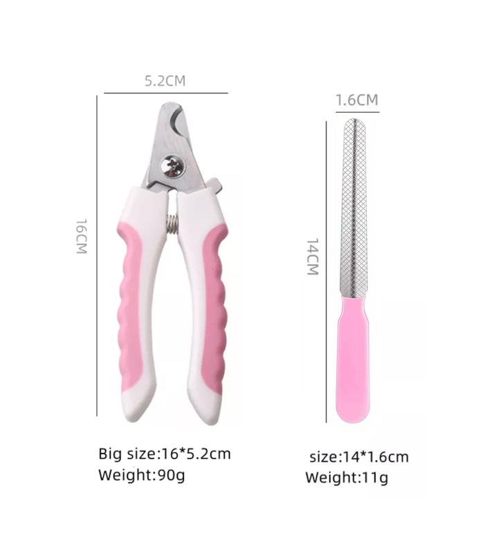 Large Dog Nail Clippers Professional Pet Trimmer & File Grinder with Safety Guard paw scissors Grooming Tool 8