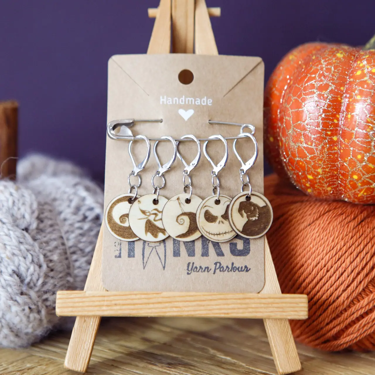 The Nightmare Before Christmas Stitch Markers - Set of 5