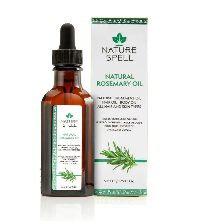 Nature Spell Natural Rosemary Travel Size Oil 50ml 0