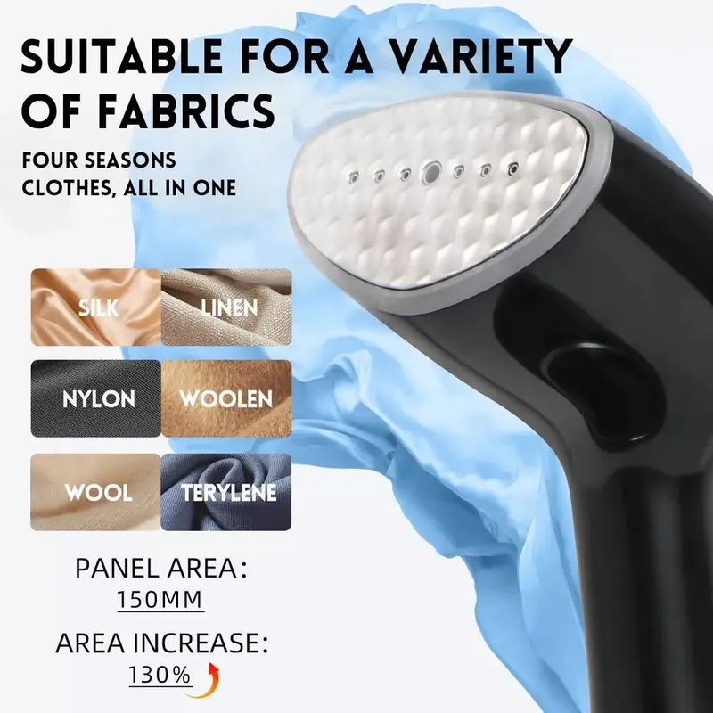 Superlex Handheld Garment Clothes Steamer Portable Travel Steam Heat Iron 1700W 4
