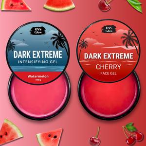 Dark Extreme Intensifying Tanning Gel & Cherry Tanning Face Gel, Tan Accelerator Sunbed Cream Skincare