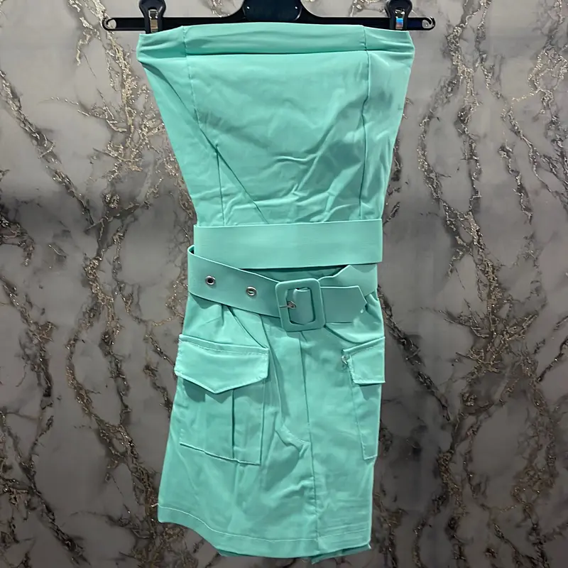 Belted Cargo Skort Dress 8