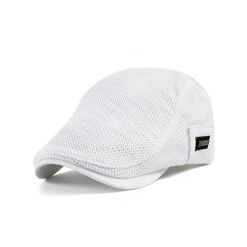 [Durable Weave] Breathable Mesh Beret for Men and Women - Lightweight, Sun Protection, Solid Color, Polyester, Ideal for Easter 5