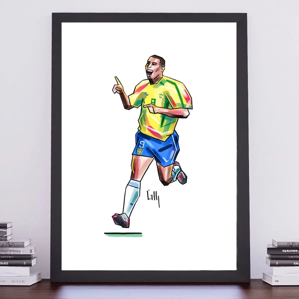 A4 Art Print - R9 Ronaldo World Cup 2002
