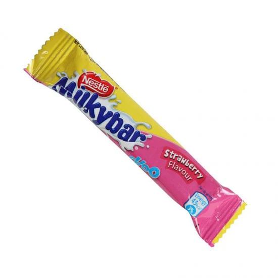 Nestle Milkybar Choo Strawberry Flavour 28 x 10g (Box of 28) - Delicious Snack for Chocolate Lovers. Bonbon, Dessert, Sugar 3